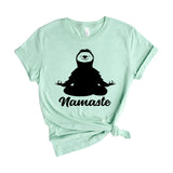 sloth namaste