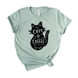 cat and coffee
