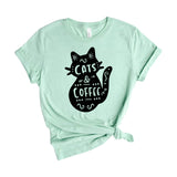 cat and coffee