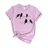 birds on a wire