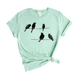 birds on a wire