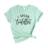 I speak toddler