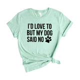 my dog said no