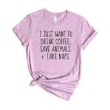 drink coffee save animals take naps