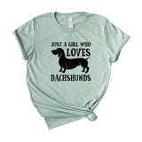 just a girl who loves dachshunds
