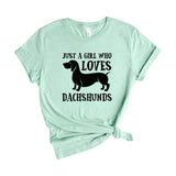 just a girl who loves dachshunds