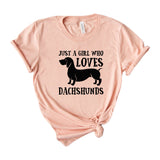 just a girl who loves dachshunds