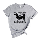 just a girl who loves dachshunds