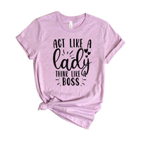 Act like a lady think like a boss