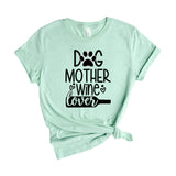 Dog Mother Wine Lover