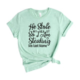 He stole my heart so I am stealing his last name