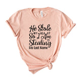 He stole my heart so I am stealing his last name