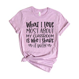 What I love most about my classroom is who I shake it with