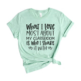 What I love most about my classroom is who I shake it with