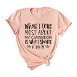 What I love most about my classroom is who I shake it with