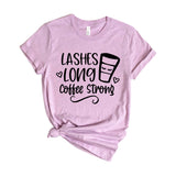 Lashes long coffee strong