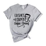 Lashes long coffee strong