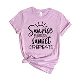 Sunrise sunburn sunset repeat