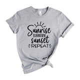 Sunrise sunburn sunset repeat